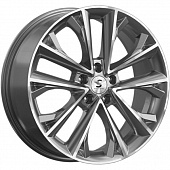 Скад КР012 7x18 5*112 ET43 DIA57.1 Diamond gloss graphite Литой