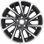 Khomen KHW 1804 7.5x18 5*108 ET46 DIA63.3 Black-FP Литой