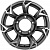 Khomen KHW 1505 5.5x15 5*139.7 ET5 DIA98.5 Gray-FP Литой