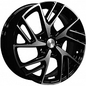 Khomen KHW 1722 6.5x17 5*112 ET38 DIA57.1 Black-FP Литой