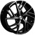 Khomen KHW 1722 6.5x17 5*112 ET38 DIA57.1 Black-FP Литой Khomen KHW 1722 6.5x17 5*112 ET38 DIA57.1 Black-FP Литой