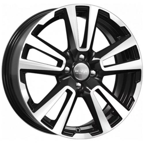 K&K КС874 6.5x17 4*100 ET41 DIA60.1 Алмаз черный Литой