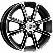 K&K Флэш 5x14 4*100 ET45 DIA67.1 Алмаз черный Литой