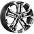 K&K КР015 7.5x19 5*108 ET46 DIA63.3 Алмаз черный Литой
