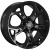 Khomen KHW 1702 7x17 5*108 ET50 DIA63.3 Black-FP Литой