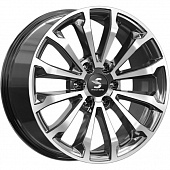 Скад КР006 8.5x20 6*139.7 ET33 DIA100.1 Алмаз черный Литой