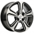 Khomen KHW 1502 6x15 4*100 ET48 DIA54.1 Black-FP Литой
