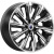 K&K Галего 7.5x19 5*108 ET33 DIA67.1 Алмаз черный Литой