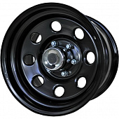 IKON MG72 8x17 6*139.7 ET0 DIA110.1 Black Matt Штампованный
