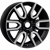 Khomen KHW 1723 8x17 6*139.7 ET30 DIA106.1 Black-FP Литой