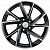 Khomen KHW 1714 7x17 5*108 ET40 DIA54.1 Black-FP Литой