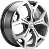 Khomen KHW 1710 6.5x17 5*114.3 ET40 DIA64.1 Gray-FP Литой