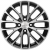 Khomen KHW 1506 6x15 4*100 ET50 DIA60.1 Black-FP Литой Khomen KHW 1506 6x15 4*100 ET50 DIA60.1 Black-FP Литой