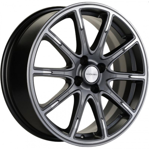 Khomen KHW 1707 6.5x17 4*100 ET50 DIA60.1 Gray-FP Литой