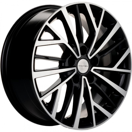 Khomen KHW 1717 7x17 5*108 ET40 DIA60.1 Black-FP Литой