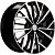 Khomen KHW 1717 7x17 5*108 ET50 DIA63.3 Black-FP Литой