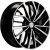 Khomen KHW 1717 7x17 5*108 ET40 DIA60.1 Black-FP Литой