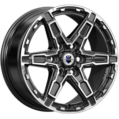 K&K Дистрикт 8x18 6*139.7 ET25 DIA106.1 Алмаз черный Литой