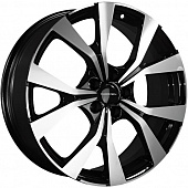 Khomen KHW 1906 7x19 5*108 ET36 DIA65.1 Black-FP Литой